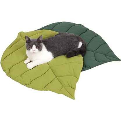Double-Sided Available Pet Mattress Pad Leaf Shape Puppy Cat Bed Mat Style 1 V1263-JX-6880