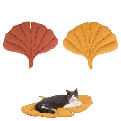 Double-Sided Available Pet Mattress Pad Leaf Shape Puppy Cat Bed Mat Style 1 V1263-JX-6880