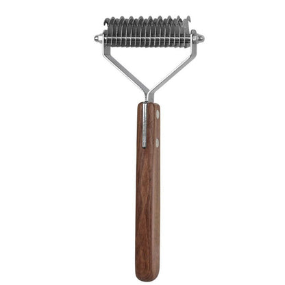 Large 2-Sided Undercoat Rake for Dogs & Cats Pet Grooming Dematting Brush V1263-JX-6888
