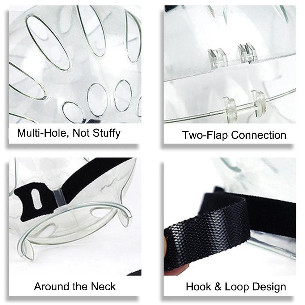Transparent Cat Hood Astronaut Helmet Muzzle Mask Preventing Biting and Licking - Small V1263-JX-6889-1
