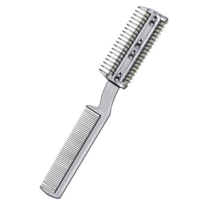 Two-Sided Pet Grooming Comb with Razor for Dog & Cat Fur Trimming V1263-JX-6890