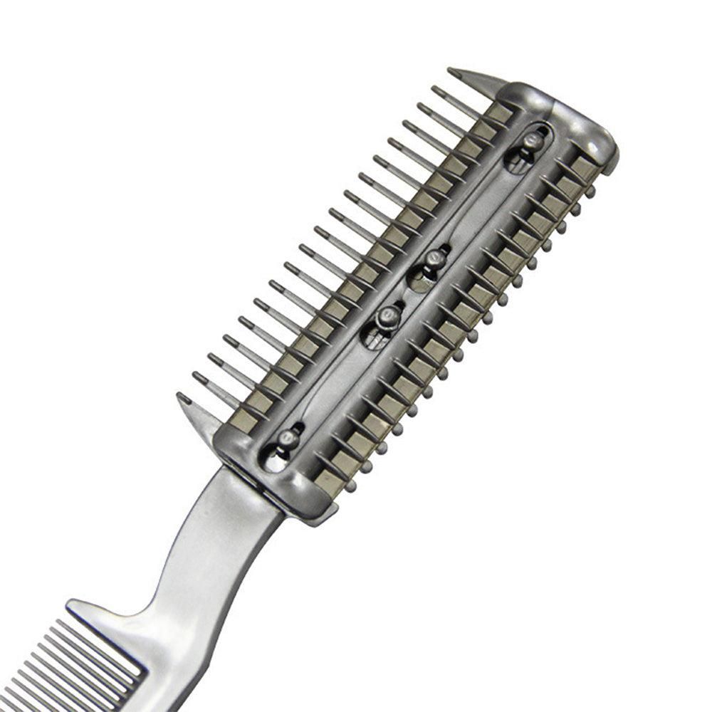 Two-Sided Pet Grooming Comb with Razor for Dog & Cat Fur Trimming V1263-JX-6890