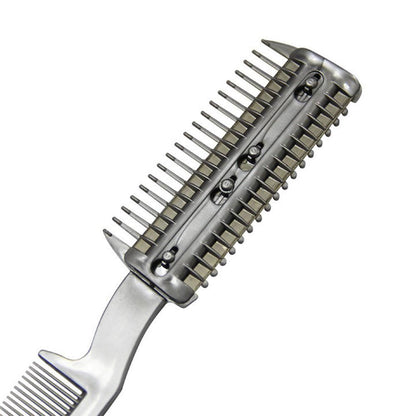 Two-Sided Pet Grooming Comb with Razor for Dog & Cat Fur Trimming V1263-JX-6890