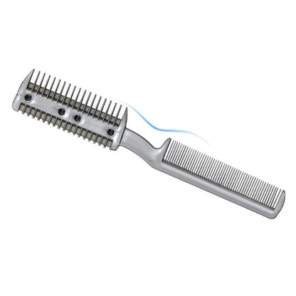 Two-Sided Pet Grooming Comb with Razor for Dog & Cat Fur Trimming V1263-JX-6890
