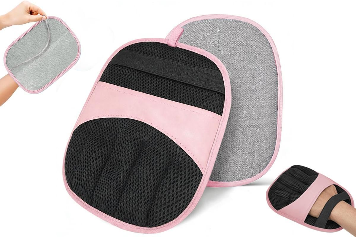 Electrostatic Pet Hair Remover Gloves Reusable Pink V1263-JX-6896
