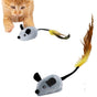Squeaky Escaping Mouse Toy Light-up Auto Moving Rechargeable Interactive Cat Toy Grey V1263-JX-6897