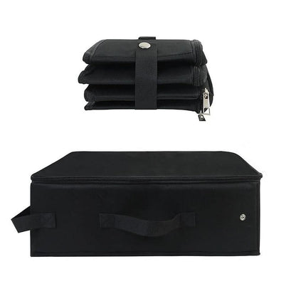 Portable Foldable Cat Travel Litter Box - Waterproof & Easy to Clean Black V1263-JX-6898