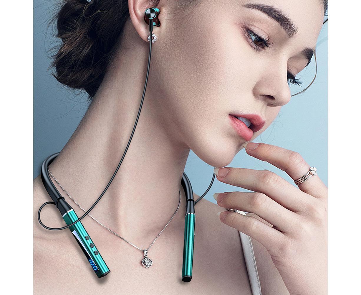 Hanging Neck Earphones - High Sound Quality - Wireless Bluetooth Headset for Gaming V1263-JX-69