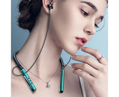 Hanging Neck Earphones - High Sound Quality - Wireless Bluetooth Headset for Gaming V1263-JX-69