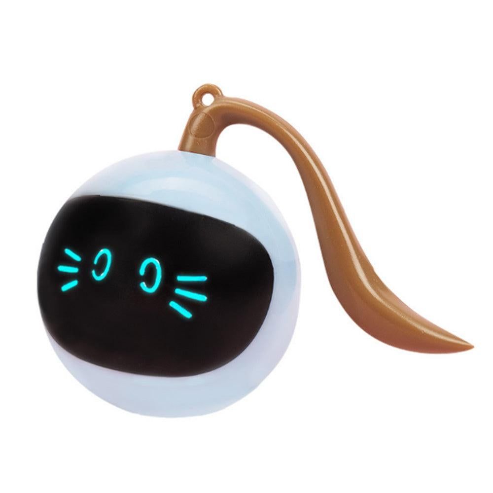 Electric Automatic Rolling Chase Ball Toy Interactive Cat Ball Toy Light Blue V1263-JX-6900