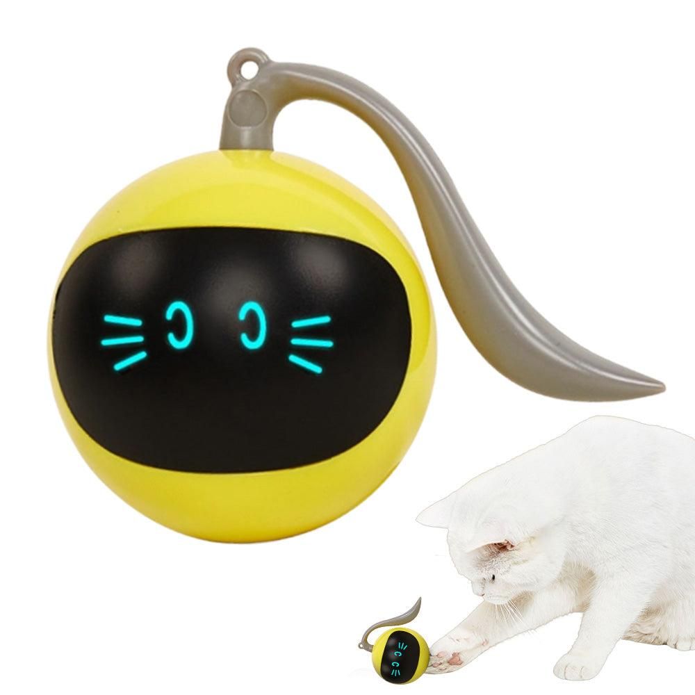 Electric Automatic Rolling Chase Ball Toy Interactive Cat Ball Toy Light Blue V1263-JX-6900