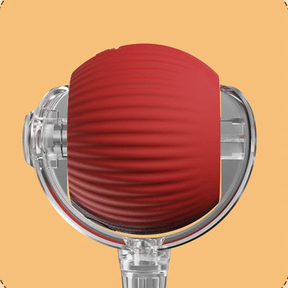 Interactive Cat Toy Moving Cat Ball with Dragonfly Tail Indoor Auto-Turn Cat Toy Red V1263-JX-6901