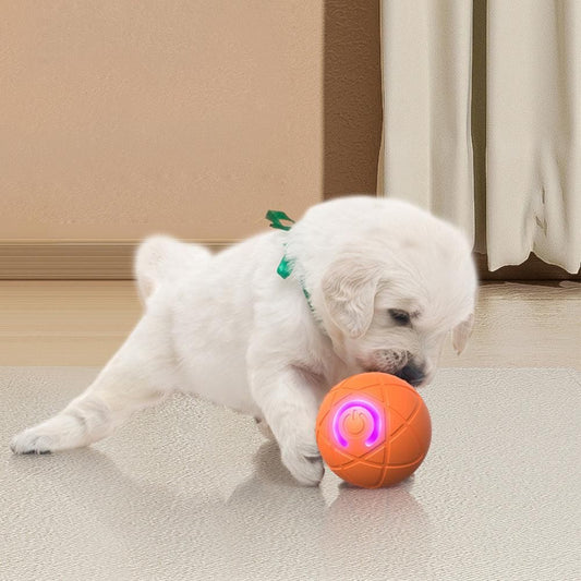 2Pcs 5CM Automatic Moving Ball Toys for Cats USB Rechargeable Interactive Cat Bouncing Toys V1263-JX-6904