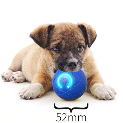 2Pcs 5CM Automatic Moving Ball Toys for Cats USB Rechargeable Interactive Cat Bouncing Toys V1263-JX-6904