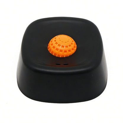 Slow Feeder Dog Bowl with Rolling Ball for Treats Snacks Training Black V1263-JX-6911