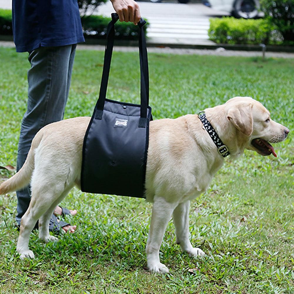 Pet Dog Support Harness Walking Vest Dog Sling Support Sling Gray - M V1263-JX-6912-2