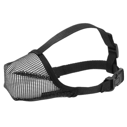 Soft Mesh Covered Dog Muzzle with Adjustable Straps Anti-Biting Breathable Pet Muzzle XL V1263-JX-6914