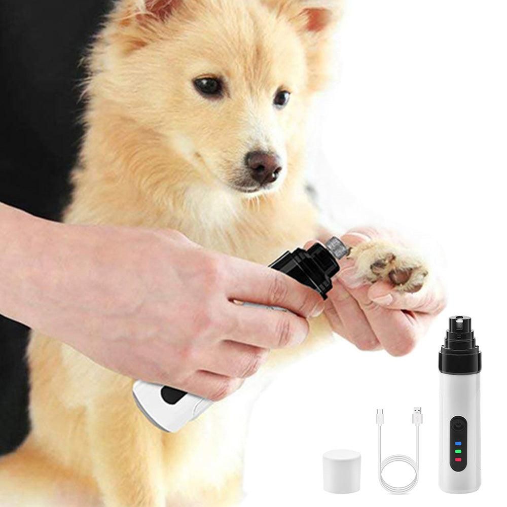 2-Mode Silent Pet Grooming Nail Grinder Rechargeable Dog Nail Trimmer V1263-JX-6915