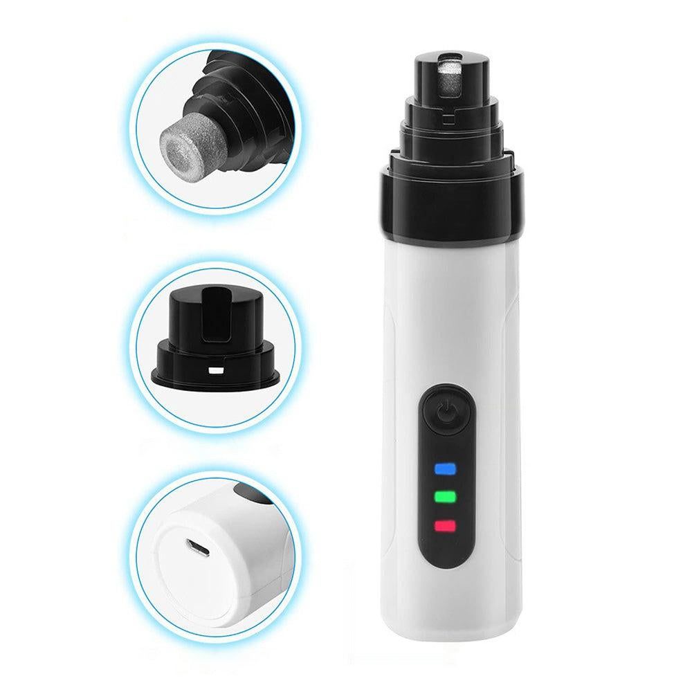 2-Mode Silent Pet Grooming Nail Grinder Rechargeable Dog Nail Trimmer V1263-JX-6915