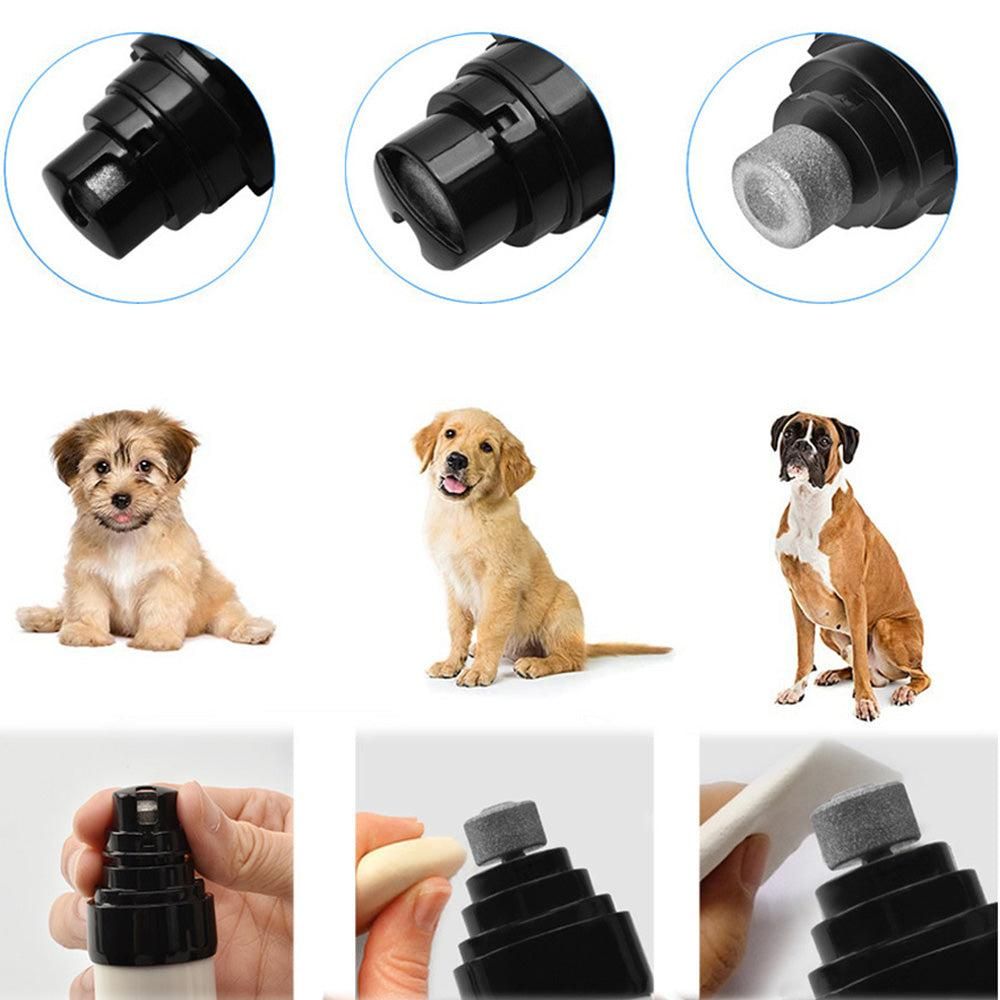 2-Mode Silent Pet Grooming Nail Grinder Rechargeable Dog Nail Trimmer V1263-JX-6915