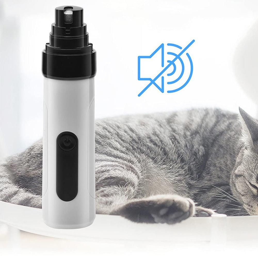 2-Mode Silent Pet Grooming Nail Grinder Rechargeable Dog Nail Trimmer V1263-JX-6915
