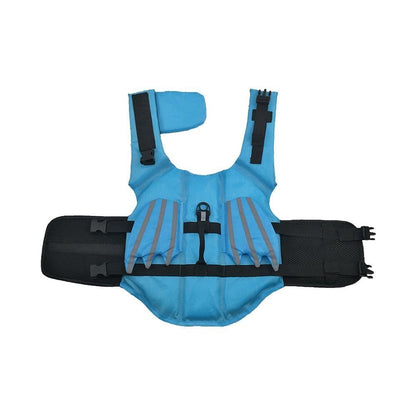 Dog Life Jacket Wings Pet Life Vest Adjustable Dog Flotation Swim Vest Blue - M V1263-JX-6918-3