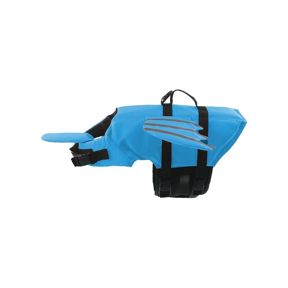 Dog Life Jacket Wings Pet Life Vest Adjustable Dog Flotation Swim Vest Blue - M V1263-JX-6918-3