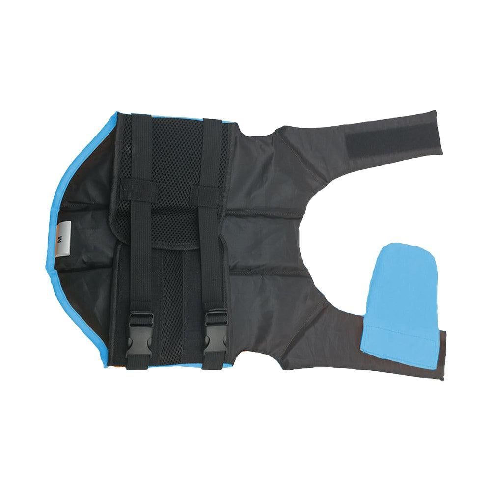 Dog Life Jacket Wings Pet Life Vest Adjustable Dog Flotation Swim Vest Blue - M V1263-JX-6918-3