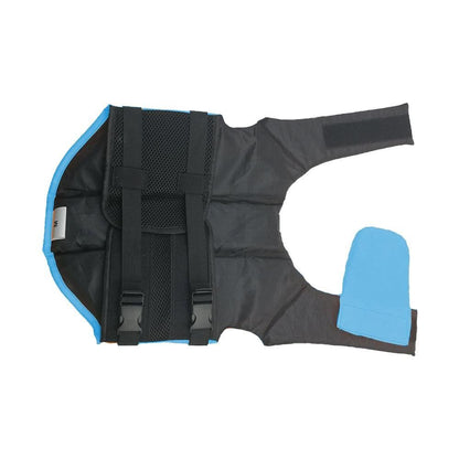 Dog Life Jacket Wings Pet Life Vest Adjustable Dog Flotation Swim Vest Blue - M V1263-JX-6918-3