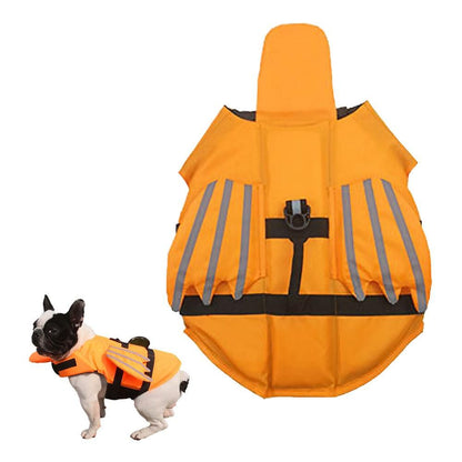 Dog Life Jacket Wings Pet Life Vest Adjustable Dog Flotation Swim Vest Blue - M V1263-JX-6918-3