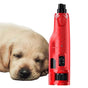 6-Speed Electric Nail Grinder Pet Dog Nail Trimmers File with 2 LED Lights V1263-JX-6924