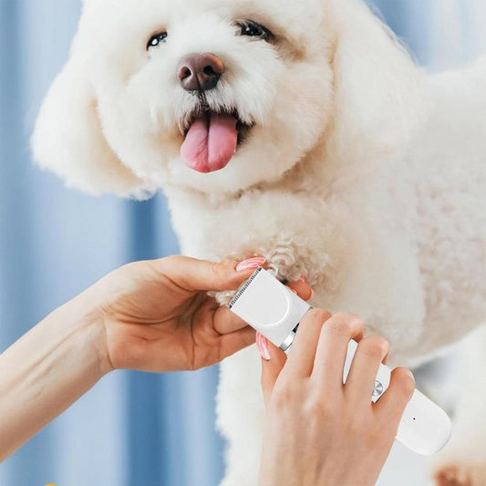 4-in-1 Dog Hair Clipper Dog Paw Trimmer Dog Grooming Kit White V1263-JX-6926