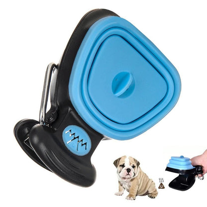 Handheld Foldable Pet Pooper Scooper - Easy Poop Pickup and Cleaner Blue V1263-JX-6928