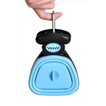 Handheld Foldable Pet Pooper Scooper - Easy Poop Pickup and Cleaner Blue V1263-JX-6928