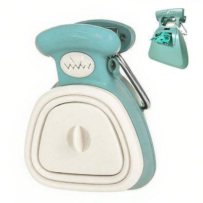 Handheld Foldable Pet Pooper Scooper - Easy Poop Pickup and Cleaner Blue V1263-JX-6928