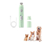 Pet Dog Electric Nail Grinder Rechargeable Nail Trimmers Clipper Green V1263-JX-6934