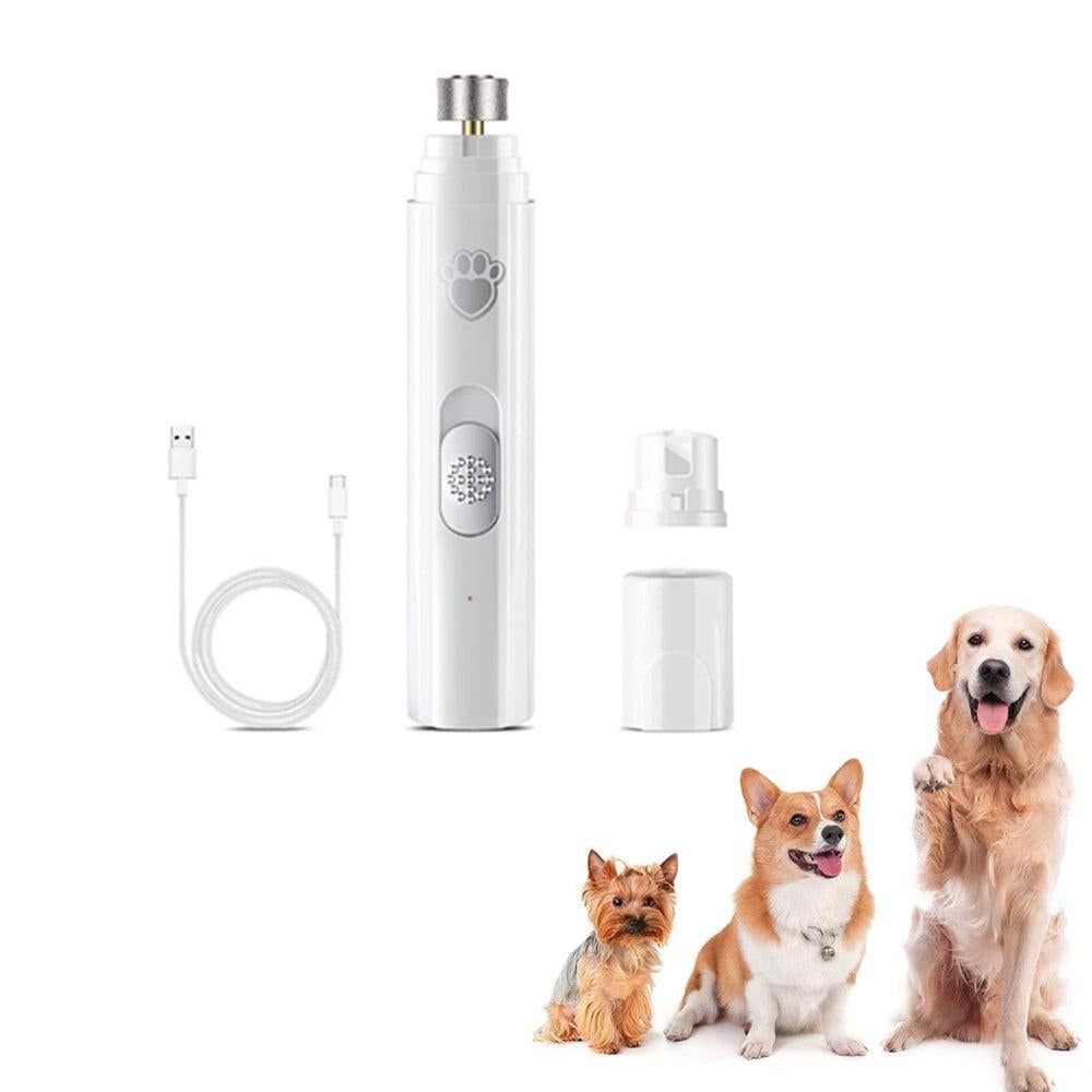 Pet Dog Electric Nail Grinder Rechargeable Nail Trimmers Clipper Green V1263-JX-6934