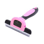 Pet Dog Cat Grooming Comb Brush Hair Remover Deshedding Tool Pink V1263-JX-6936
