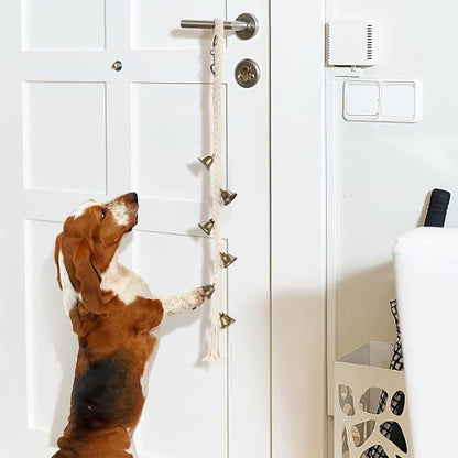 Dog Doorbell With 6 Extra Loud Bells Adjustable Doorbell Hanging Rope For Dog Training V1263-JX-6939