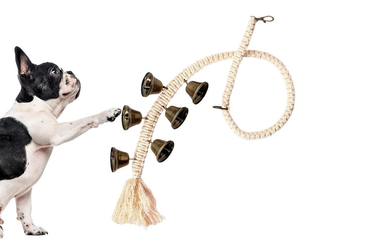Dog Doorbell With 6 Extra Loud Bells Adjustable Doorbell Hanging Rope For Dog Training V1263-JX-6939