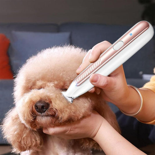 Pet Dog Paw Trimmer with LED Light Cordless Electric Pet Paw Grooming Clippers for Paws Ears Face Rump V1263-JX-6943