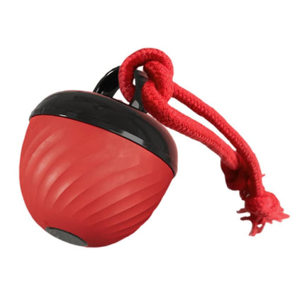 Squeaky Rolling Ball Dog Toy - Interactive Motion-Activated Chew Toy for Dogs Red V1263-JX-6945