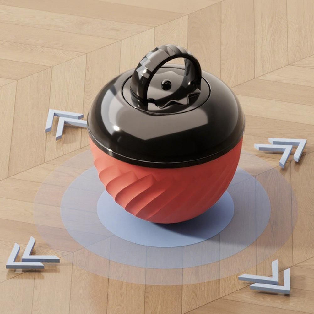 Squeaky Rolling Ball Dog Toy - Interactive Motion-Activated Chew Toy for Dogs Red V1263-JX-6945