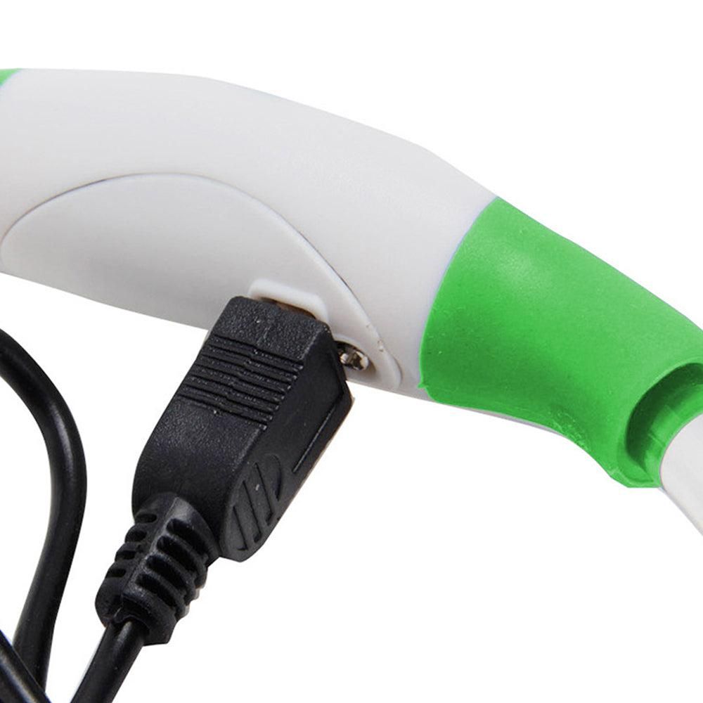 Light-Up Pet Dog Collars USB Rechargeable Pet Collar Adjustable Size Pet Collar Green - M V1263-JX-6947-2