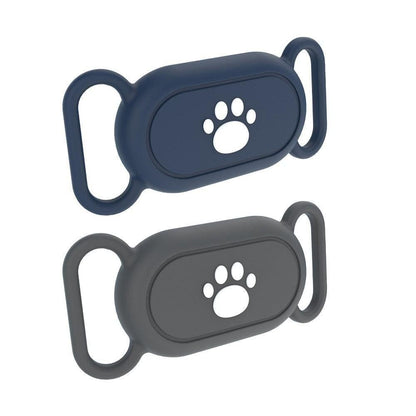 2Pcs Pet Cat Collar Holder Silicone Case for Samsung Galaxy SmartTag2 Style 2 V1263-JX-6951