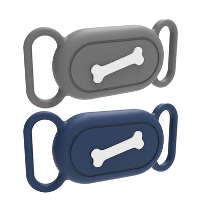 2Pcs Pet Cat Collar Holder Silicone Case for Samsung Galaxy SmartTag2 Style 2 V1263-JX-6951