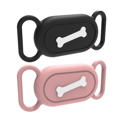2Pcs Pet Cat Collar Holder Silicone Case for Samsung Galaxy SmartTag2 Style 2 V1263-JX-6951