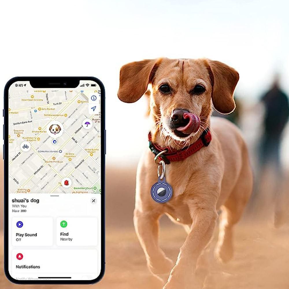 4Pcs For Apple Airtag Case Cover Anti-lost Keychain Ring Protective Case Style 1 V1263-JX-6953