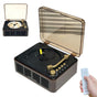 Retro CD Music Player with Bluetooth and FM Radio Multifunctional Home Audio System Brown V1263-JX-6955-2