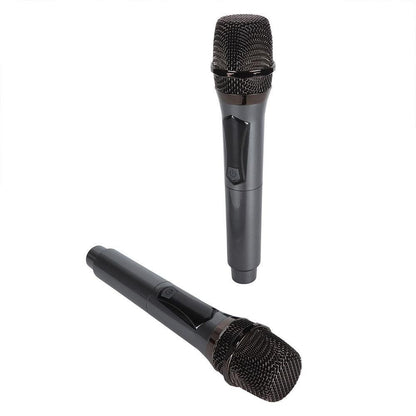 2Pcs Set Wireless Karaoke Microphone Rechargeable Handheld Microphone with LED Display V1263-JX-6956